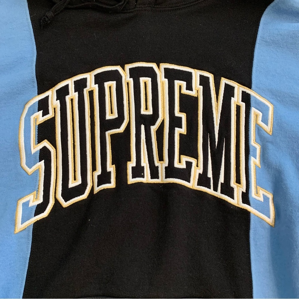 supreme paneled arc hoodie